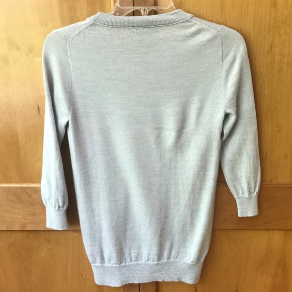 J. Crew Merino Wool Tippi Floral Sweater SZ XS - Picture 3 of 10